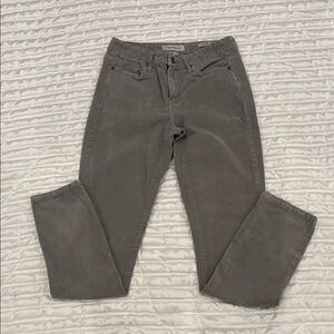 Calvin Klein SZ 6 Sage Green Skinny Corduroys